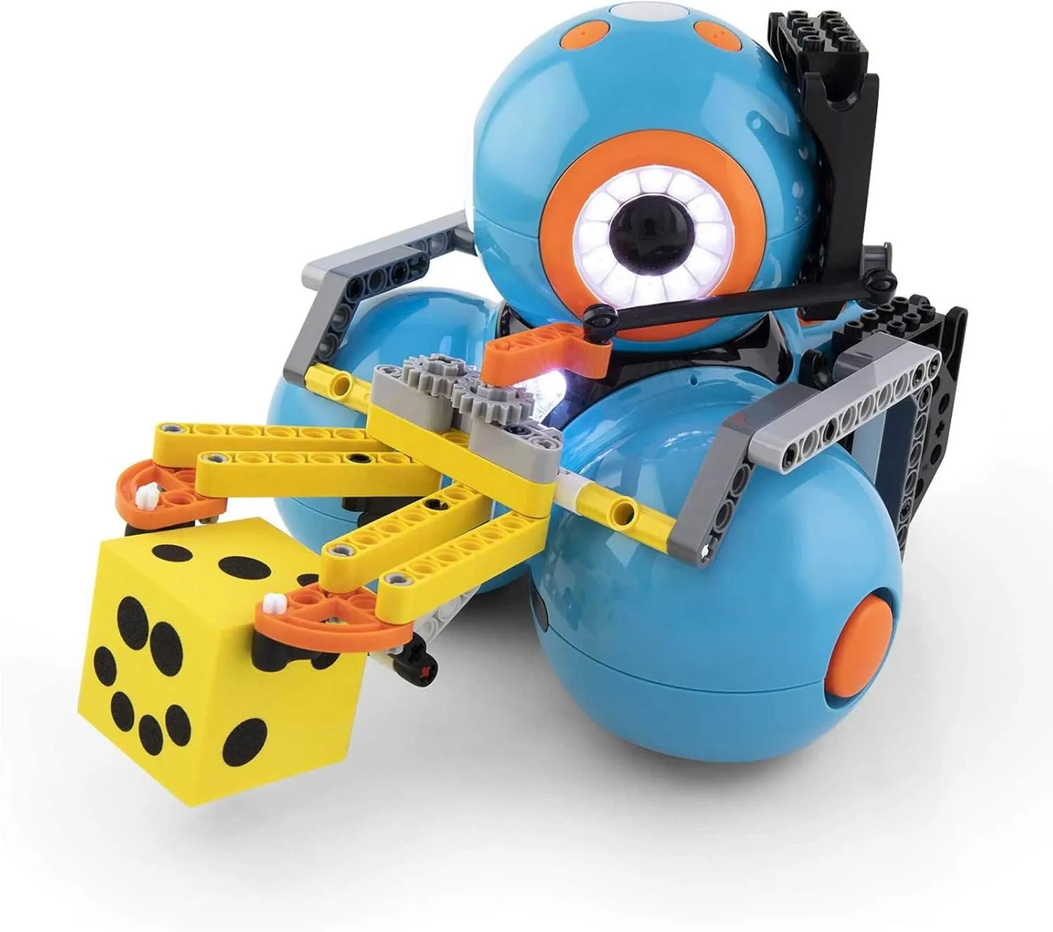 – Gripper Kit for Dash Robot for Kids 6  – Free Programming Stem App – Visualize Your Code, Multicolor