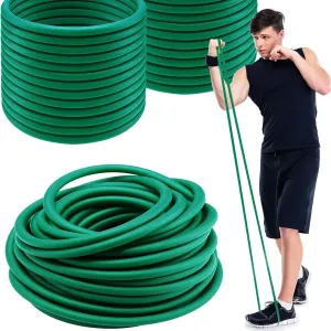 1 Roll Resistance Tubes Latex Elastic Tubing 50ft Exercise Bands Exercise Tubing for Physical Therapy, Lower Pilates, at Home Workouts, Rehab Core Exercise