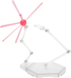 1 Set Action Figure Display Stand Adaptable Model Support with Effects for Creative Scenes Lightweight Holder for Easy Portability Quick Assembly for Figurines and Collectibles