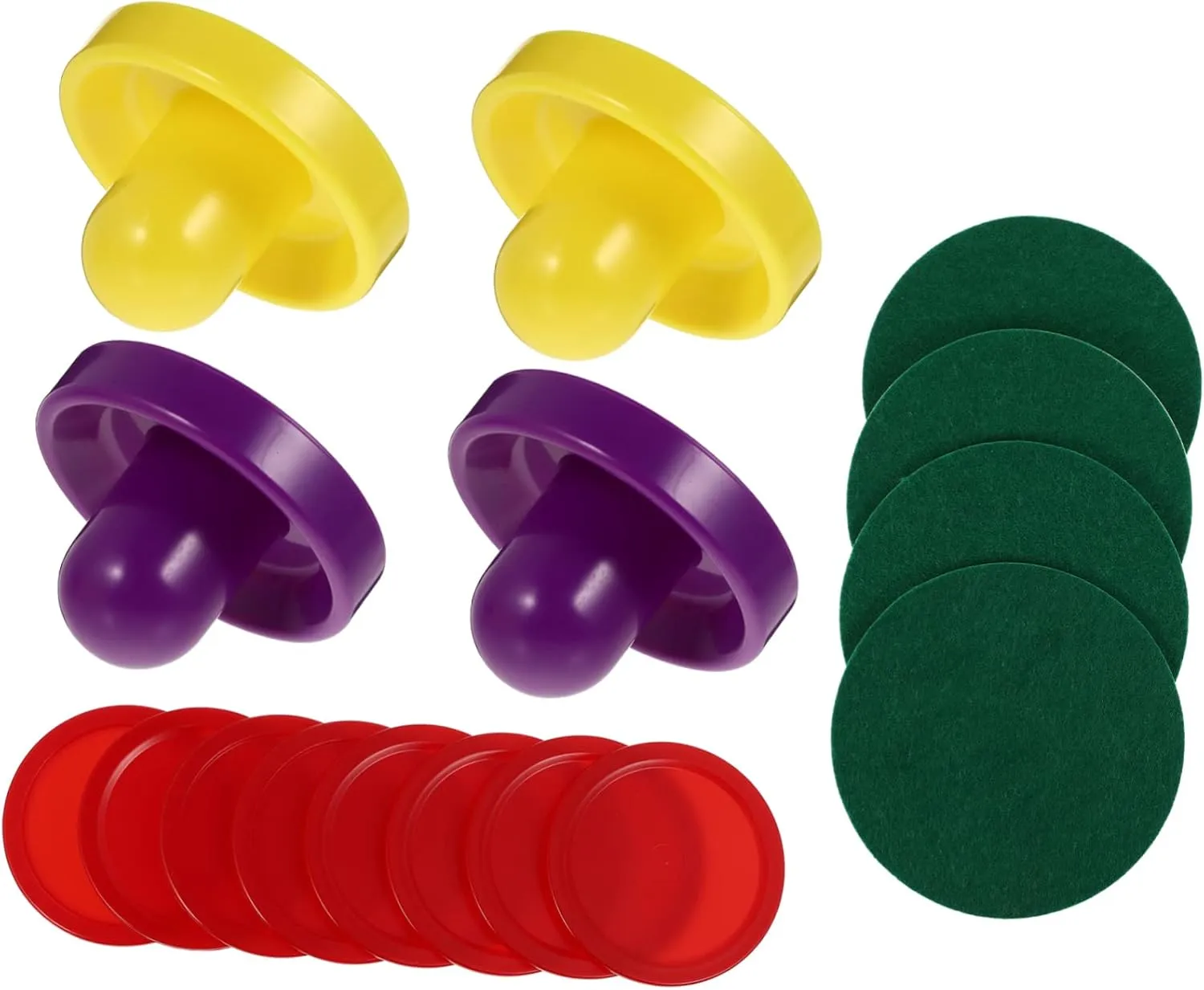 1 Set Mini Air Hockey Paddles Ice Hockey Table Toys Set Boys and Girls Table Game Accessories