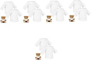 10 Pcs Bear Doll Costume Clothes Reusable Dress Up Outfits for Cute Fashion Design for Doll House Play Day and Birthdays