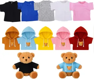 10 Pcs Build A Bear Clothing ,Bear Clothes Tee Bear Hoodie Fit 14-18 Inches,Stuffed Animal Clothes,Build A Bear Accessories