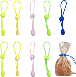 10 PCS Clay Bag Ties, Adjustable Pottery Tool Strap Holder, Ceramic Tool Strap, The Must-Have Pottery Tool Ties for Pottery Ceramic Bag Closure and Organization