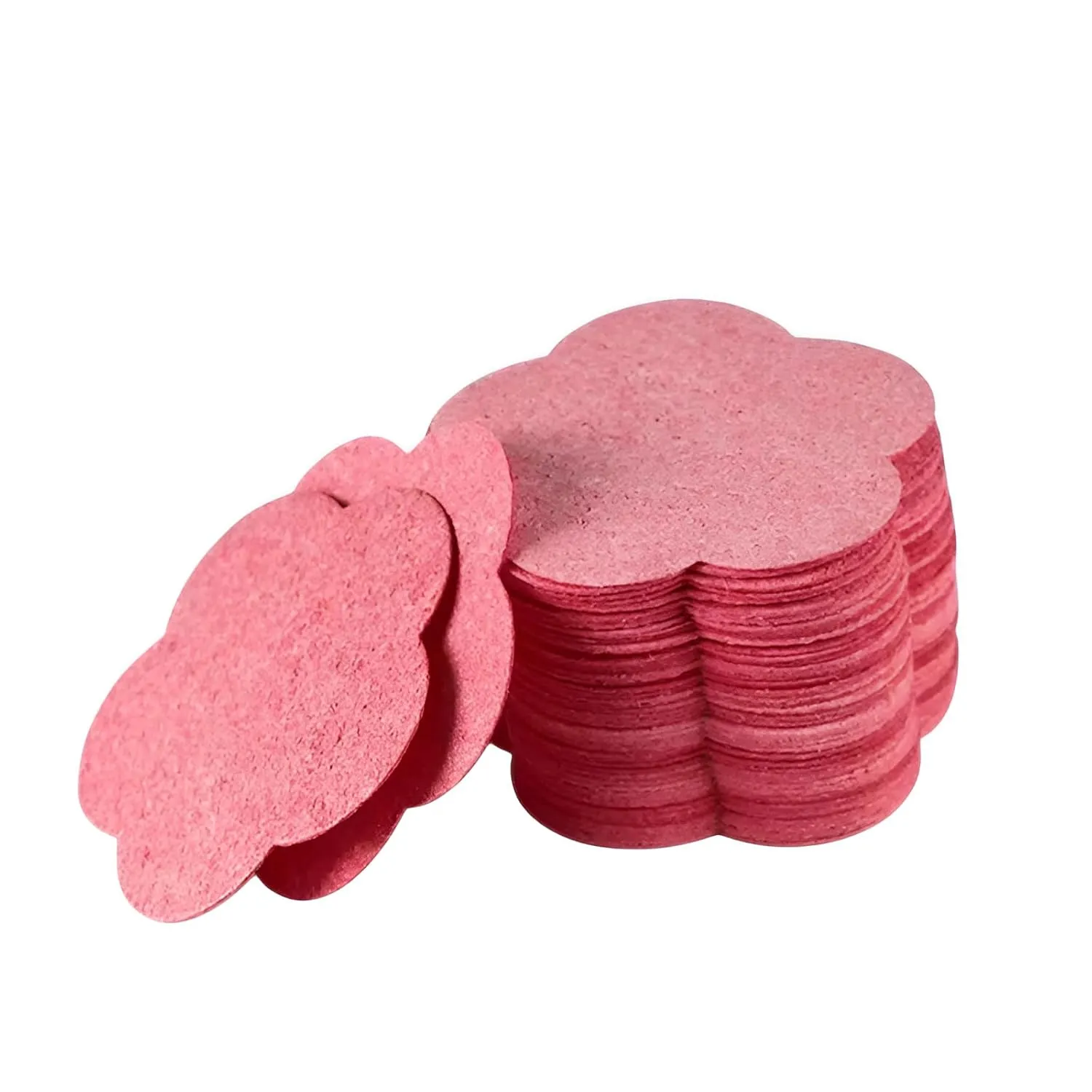 10 Pcs Pink Flower-Shaped Compressed Facial Sponges – Natural Cellulose Makeup Remover Pads for Gentle Exfoliation & Daily Face Cleansing
