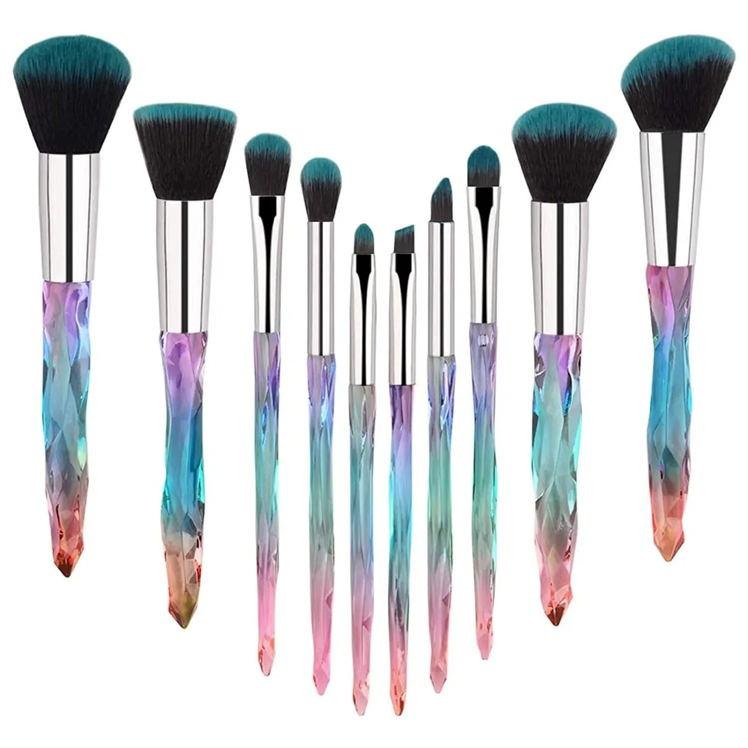 10-Piece Professional Makeup Brush Set X1 style