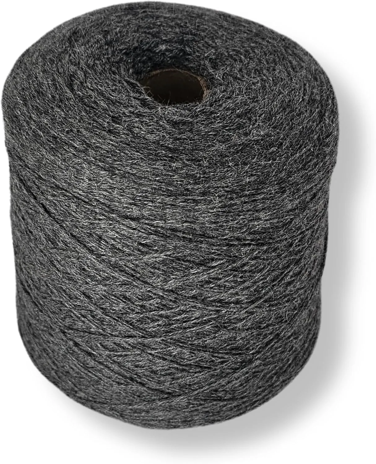 100% Baby Alpaca Yarn for Knitting & Crocheting - 1 Yarn Cone of Premium Yarn DK - Lightweight, Hypoallergenic & Thermal Peru Made - Ideal for Delicate Projects (Anthracite Grey - N042)