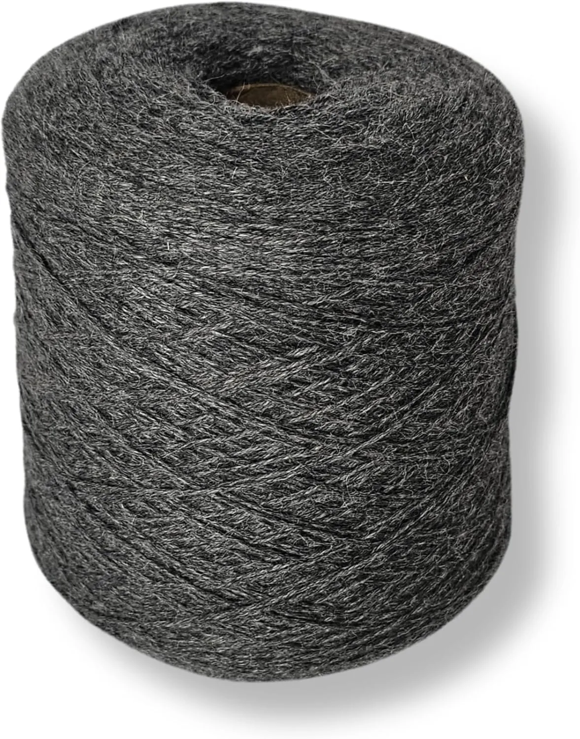 100% Baby Alpaca Yarn for Knitting & Crocheting - 1 Yarn Cone of Premium Yarn DK - Lightweight, Hypoallergenic & Thermal Peru Made - Ideal for Delicate Projects (Anthracite Grey - N042)