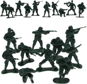 100 Pcs Plastic Army Men Toy Soldiers Set 10 Unique Styles Boys Army Men Toys for Creative Play and Learning