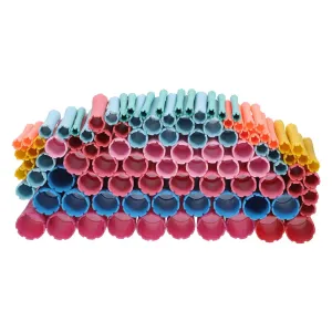 100pcs Perm Iron Hair Rollers for Short Hair Foam Rollers Tool Reusable Set