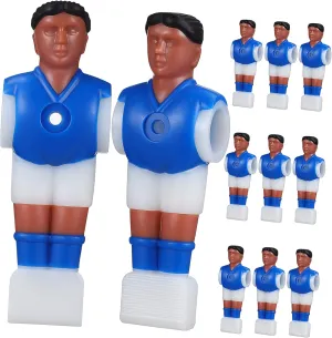 11Pcs Table Soccer Figures Creative Foosball Athletes Dolls for Table Football Game Ergonomic Design Compatible with Standard Rods High Grade Material Vivid