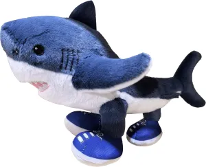 12IN Funny Tralalero Tralala Plush Doll - Cute Blue Brainrot Soft Toy for Adults Unique Gift (Blue)
