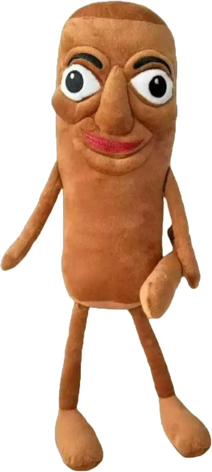 12IN Tung Tung Tung Sahur Plush - Cute Brown Wooden-Face Expressive Doll for Adults, Unique Funny Gift (Brown)