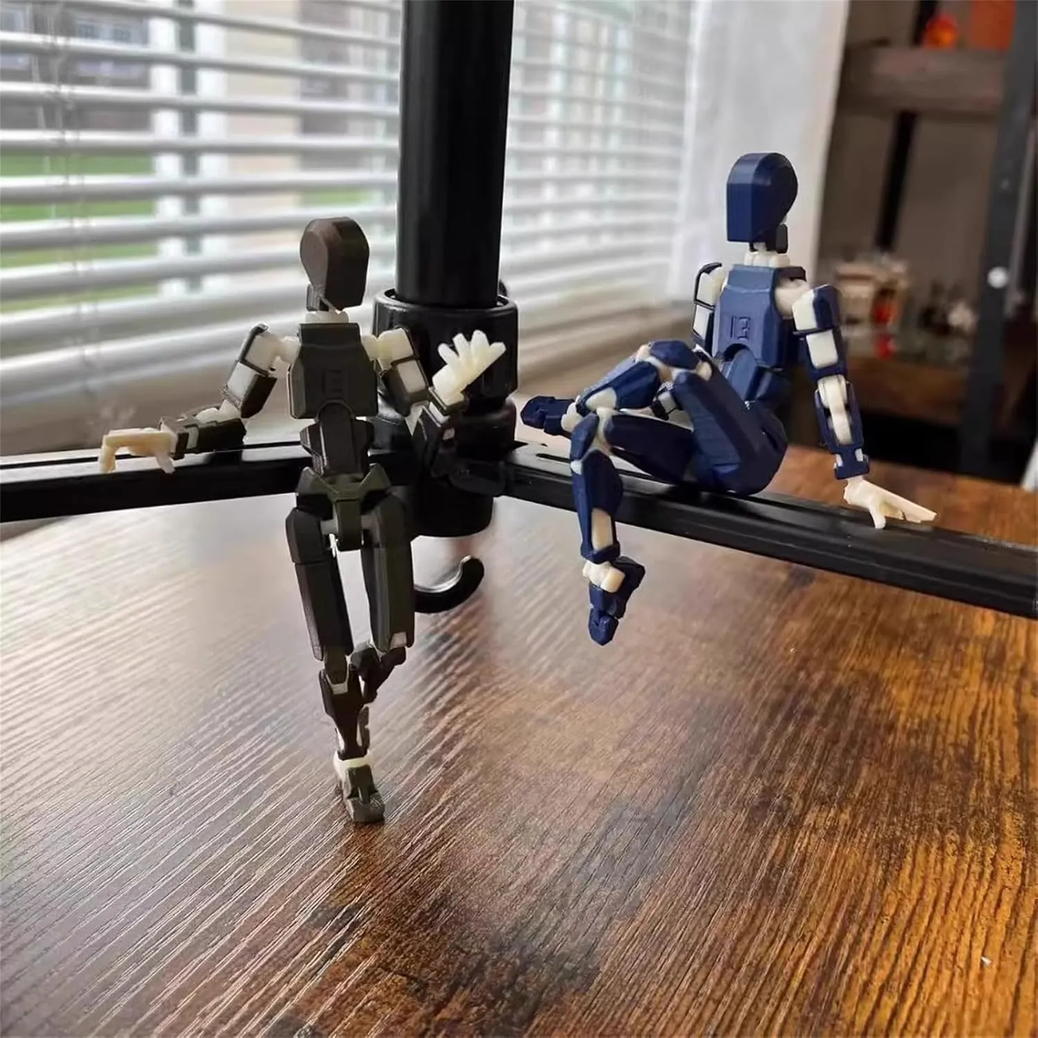 13 Action Figure, T13 Action Figure 3D Printed Multi-Jointed Movable, Lucky 13 Action Figure, 13 Action Figure Dummy 13 Action Figure, Hand Painted Figure, Desktop Decorations Game Gifts (3PCS B)
