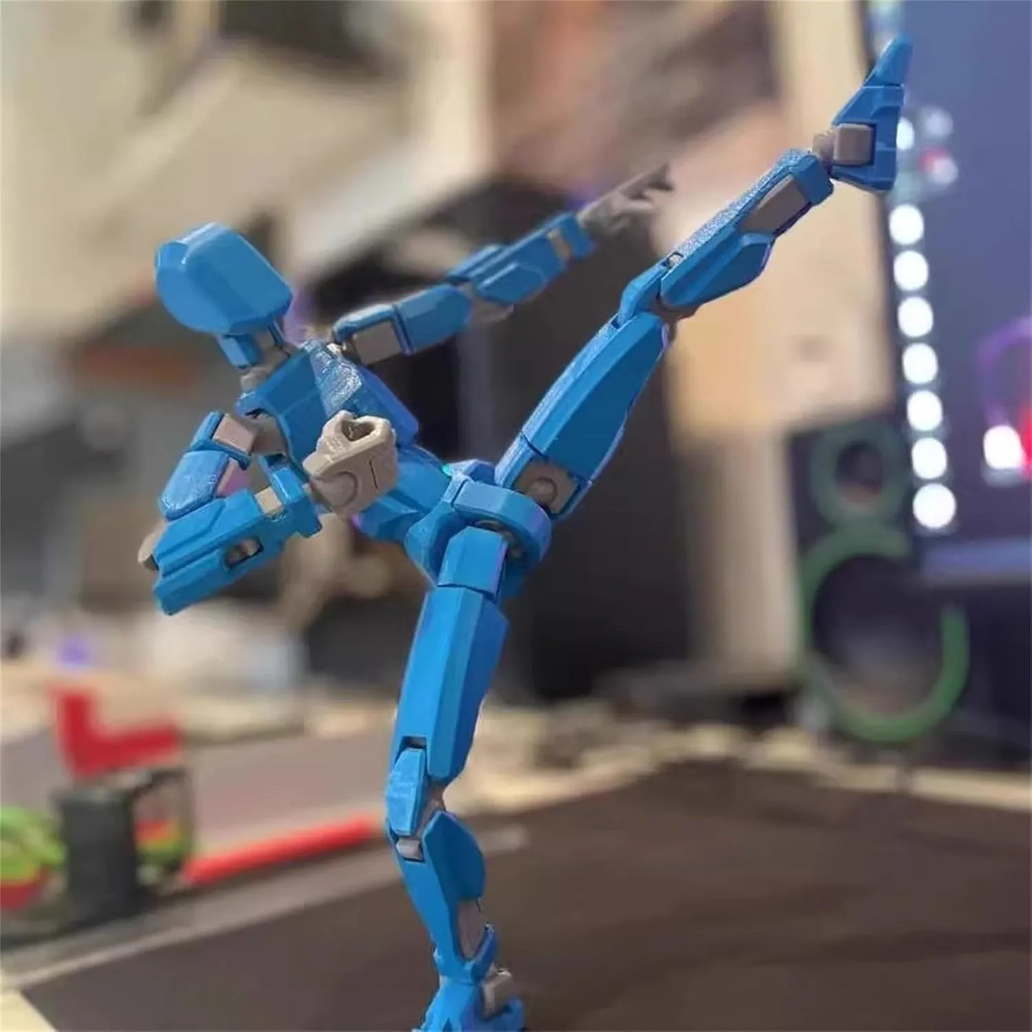 13 Action Figure, T13 Action Figure 3D Printed Multi-Jointed Movable, Lucky 13 Action Figure, 13 Action Figure Dummy 13 Action Figure, Hand Painted Figure, Desktop Decorations Game Gifts (3PCS B)