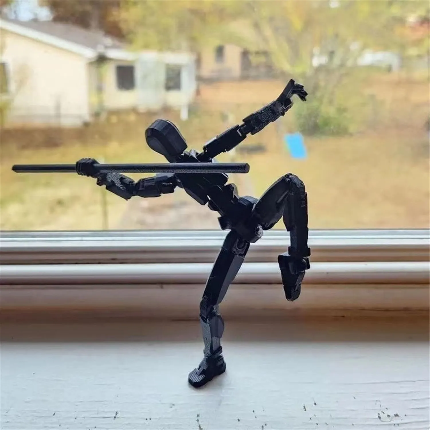 13 Action Figure, T13 Action Figure 3D Printed Multi-Jointed Movable, Lucky 13 Action Figure, 13 Action Figure Dummy 13 Action Figure, Hand Painted Figure, Desktop Decorations Game Gifts (3PCS B)
