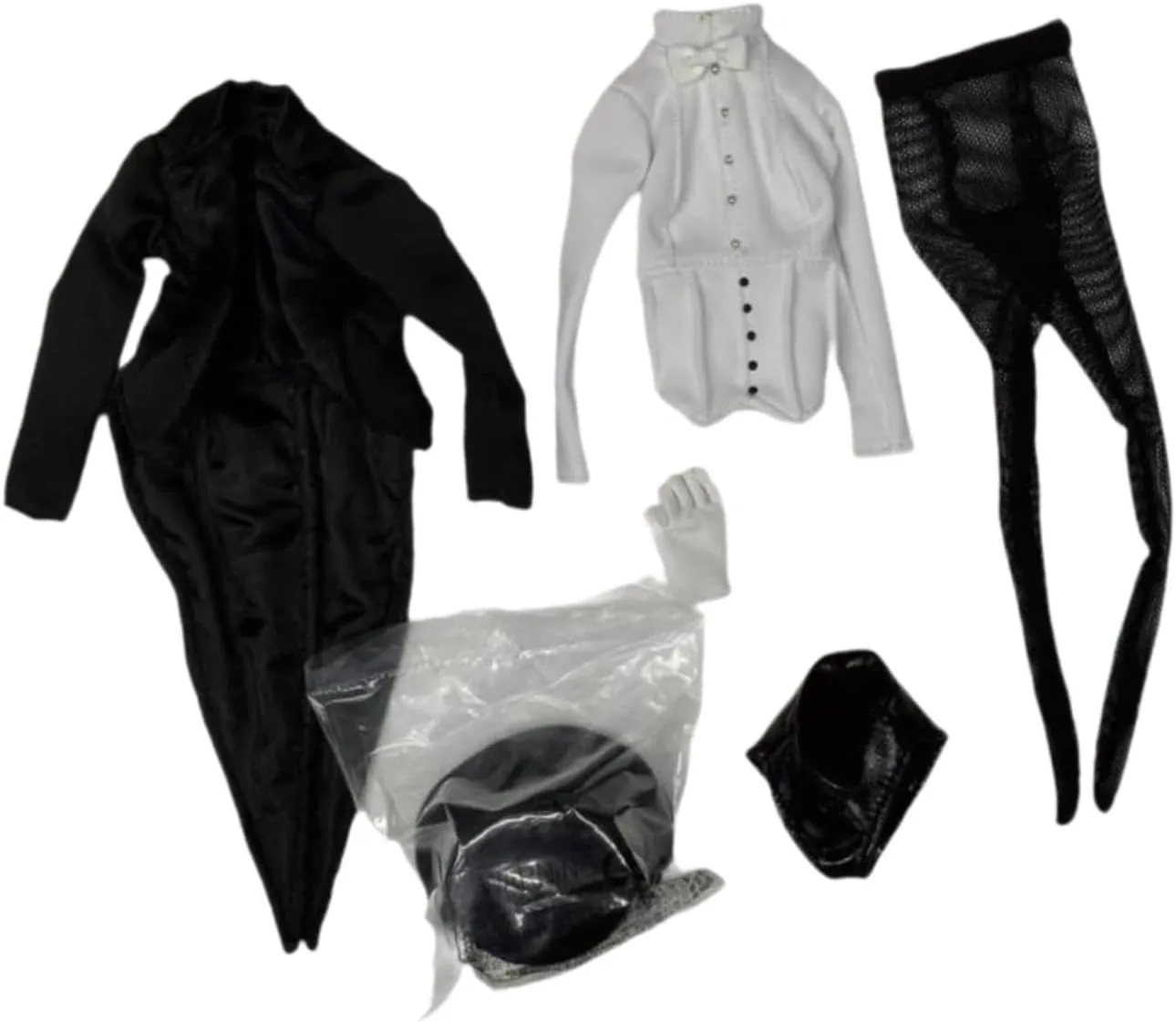 1/6 Action Figure Tuxedo Outfit for 12 Inch Model Doll