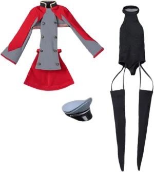 1/6 Female Action Figure Clothes Cosplay Collectible Full Suit Mini for 12'' Inch Woman Figures Accessory