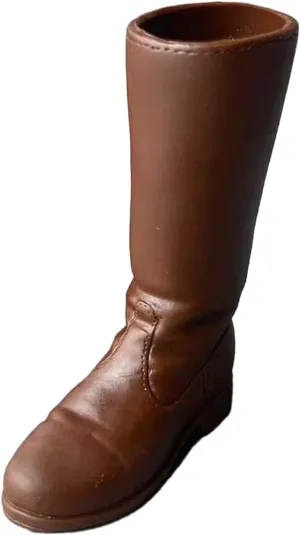 1:6 Scale Miniature Figurines Long Boots for Male Action Figures - Soft Rubber Material, 5.5cm Length, Universal Fit for 12 Inch Dolls