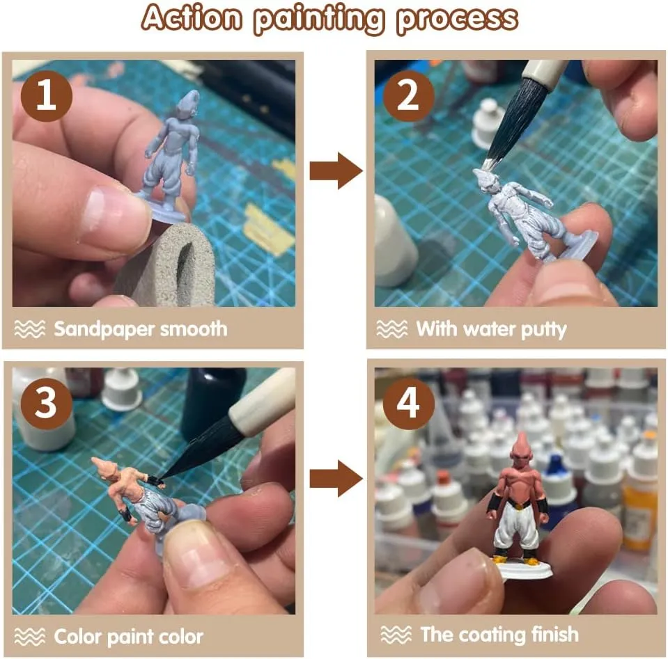 1/87 1/64 1/43 1/24 Scale Miniature Action Figure Doll Model Bikini Beauty Girl Resin Figurine Model Creative Scene Dolls Props for Car Model Toys (Painted, 1:87 Scale)