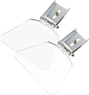 1pair Bench Eye Protector Reusable Grinding Shield Protective Cover and Blade Holder for Workshops and Easy to Install Grinding Safety Guard