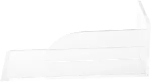 1pc Cake Scraper Transparent Spatula for Smooth Frosting Reusable Baking Tool for Bakeries and Cake Shops