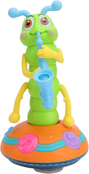 1Pc Funny Electronic Music Caterpillar Light Up Playing Horn for Early Education Portable and for Boys