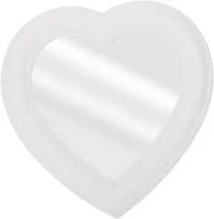 1pc Heart-Shape Cosmetic Mirror Bathroom Mirror Weing Table ecorations Vintage Weing ecor Beroom Tabletop Mirror Vanities for Makeup ual Use Mirror Aluminum Mirror White