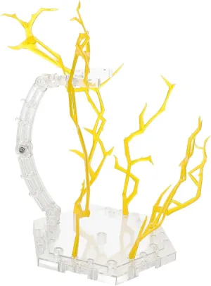 1Set Action Figure Stand Display Support Stand with Effect for Anime Models Sturdy Tabletop Rack Figures Minimalist Design Portable and Plastic Holder