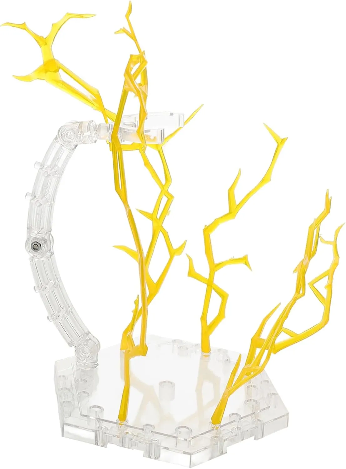 1Set Action Figure Stand Display Support Stand with Effect for Anime Models Sturdy Tabletop Rack Figures Minimalist Design Portable and Plastic Holder