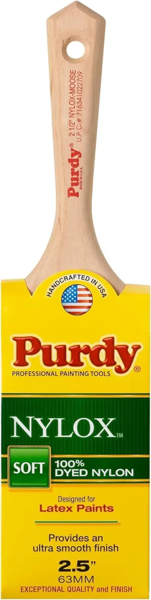 2-1/2” Purdy 144232225 Nylox Moose Paint Brush, Tynex Nylon