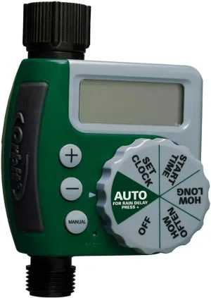 2-Pack Orbit 62061Z 1-Outlet Programmable Hose Faucet Timer - Convenient and Programmable Watering Control