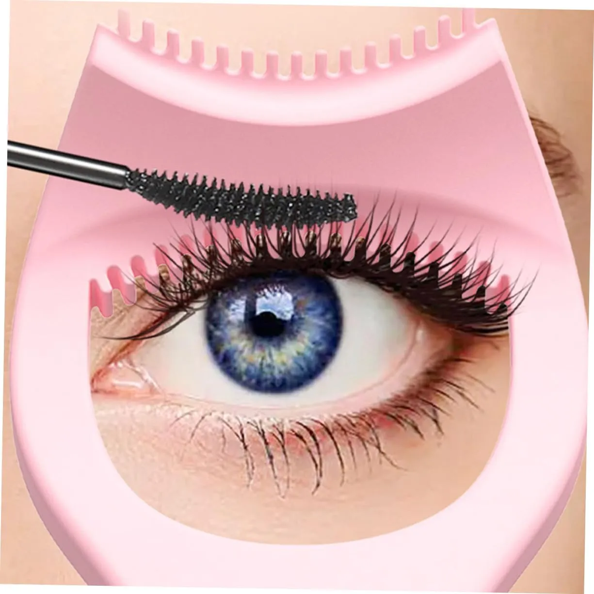 2 Pcs Silicone Eyeliner Stencils and Mascara Multi Purpose Makeup Tools for Liquid Eyeliner Eyeliner Pencil and Eye Makeup Easy to Use for Precision Application