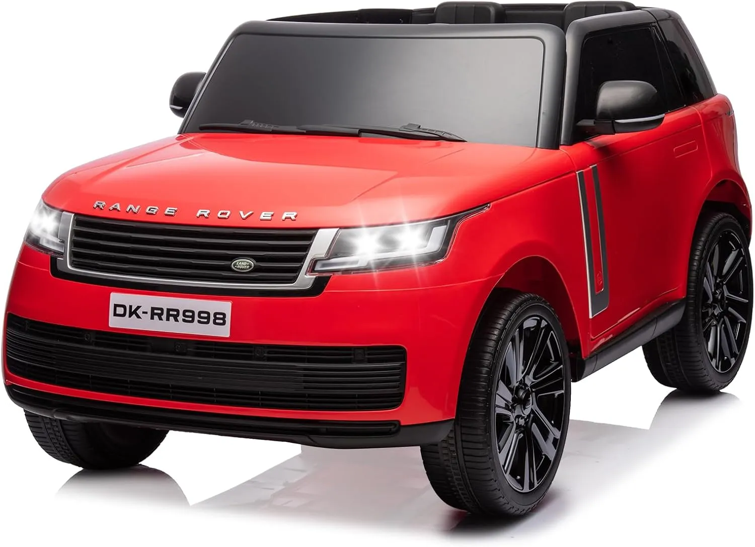 2 Seater Ride On Car for Kids, Licensed Land Rover 24V 7AH 5MPH Ride On Toys With Parent Remote Control, Kids Electric Vehicles Battery Powered Cars for Toddlers, Spring Suspension, LED Light