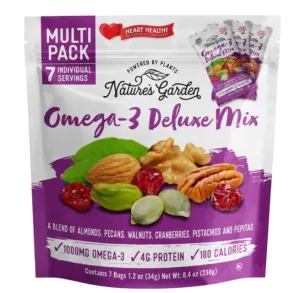 2 Set Nature's Garden Omega-3 Deluxe Mix with 7 Individual Packs Each