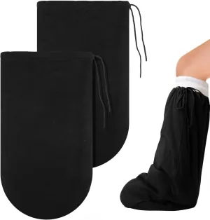 21" x 12.5" Leg Cast Cover- Below the Knee Leg Cast Sock Cover- Warm Foot Cast Sleeve- Plaster Stocking Protective