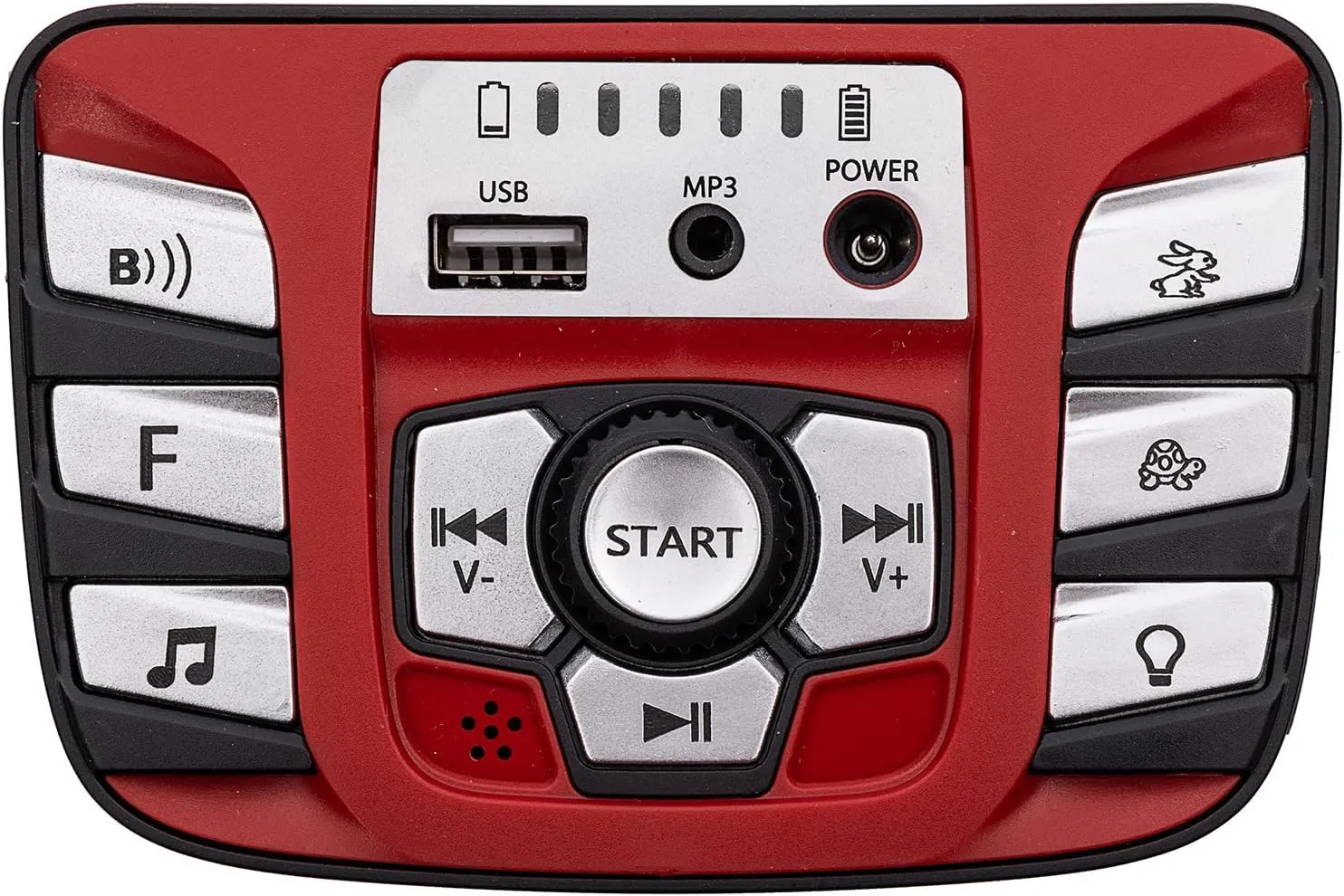 24V Children's Electric Vehicle 2588 Power Supply Central Control Switch Multi-Function Bluetooth Connection Music Power Display Center Panel Electric Toy Car Replacement Parts