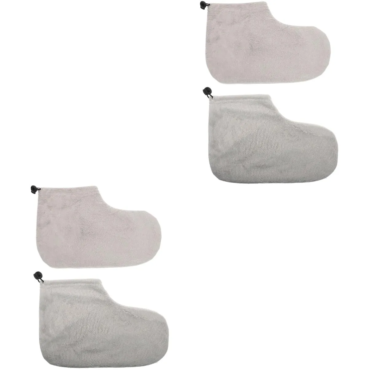 2pairs Paraffin Wax Foot Wraps Elastic Band for Nourishing Therapy Warm Foot for Beauty Treatments Moisturizing Care and Soft Skin Penetration