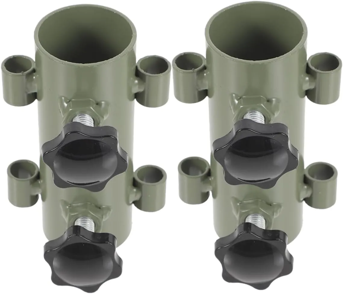 2Pcs Adjustable Bracket for Canopy Tent Accessories Versatile Fixing for Outdoor Camping Hiking and Backyard Use Durable Construction for