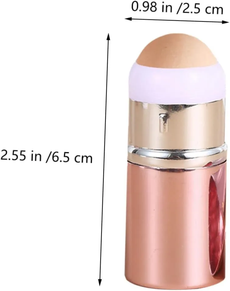 2pcs Face Skin Care Roller with Oil Absorbing Balls Reusable Volcanic Stone Tool for Oily Skin Control for Home Office Gym Go Use