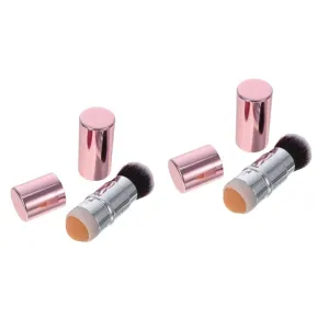 2pcs Shrink Pores Oil Absorbing -head Design Makeup Brush Supply for Oily Skin Facial Care Tool for Home Gym Office Use Lightweight and Easy to Use
