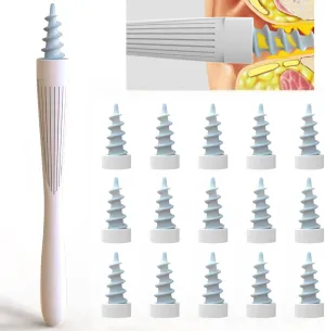 3 in 1 Ear Wax Removal Tool, 2022 Q-Grips Ear Wax Remover Reusable and Washable Replacement Soft Silicone Tips for Deep Cleaner Earwax, Ear Wax Removal Kit Contains 3 Types of Ear Cleaner Tools