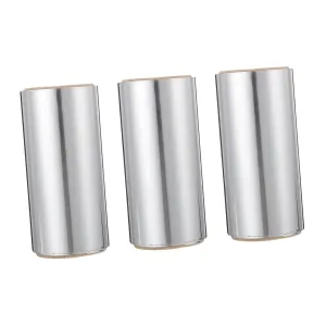 3 Rolls Perm Tin Foil Wide Guys Gold Foil Aluminum Foil Salon Foil Heavy Duty Reusable Coloring Foil Paper Wrap Application Hair Highlighting Foil Aluminum Tin Foil Silver