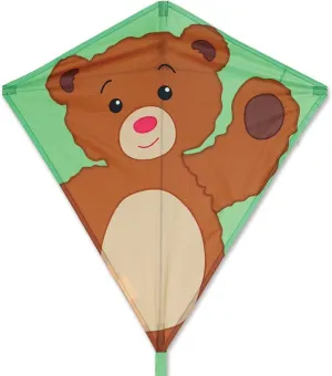 30 in. Diamond Kite - Teddy Bear