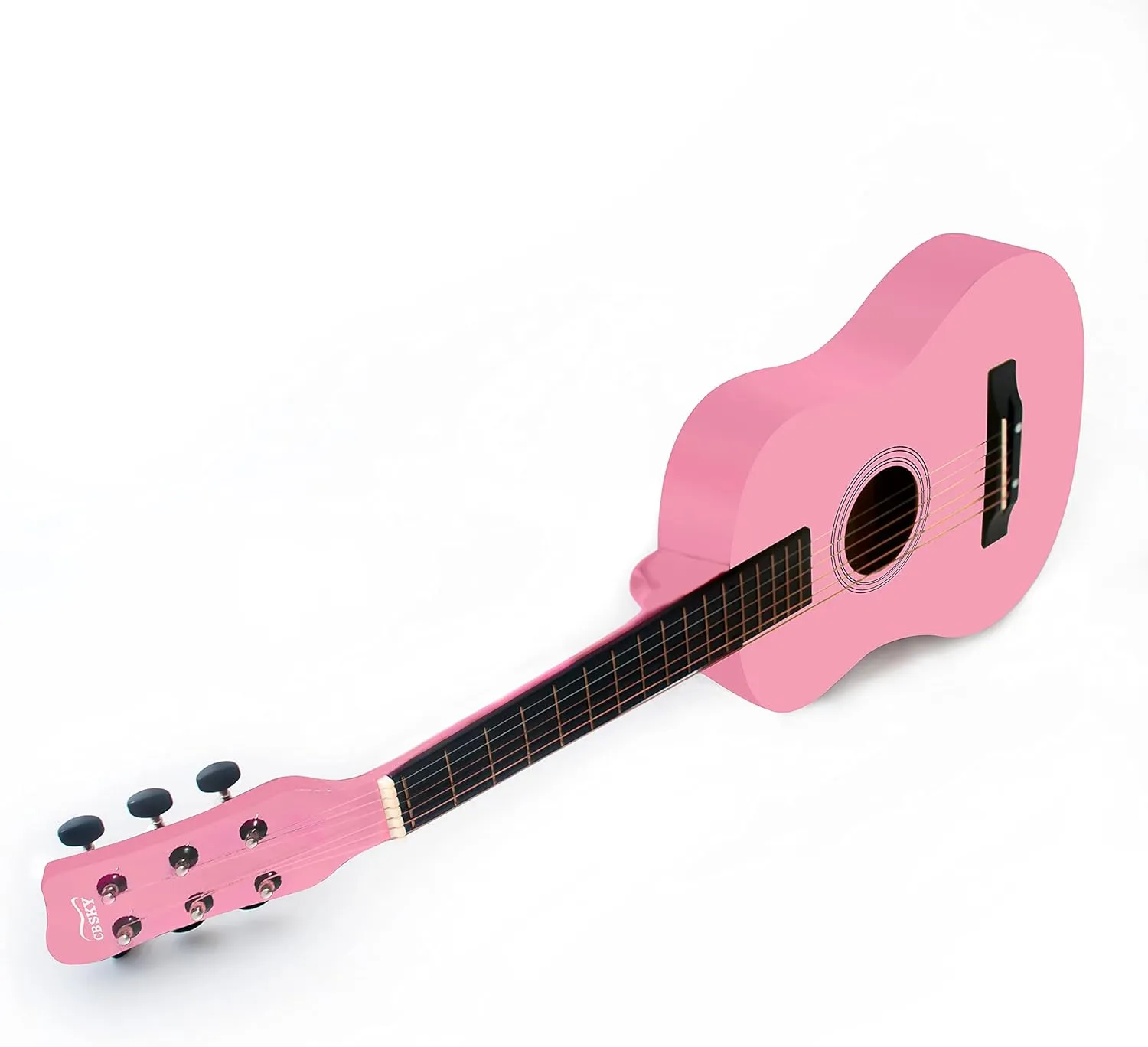 30” Wooden Pink Acoustic Guitar/Girls Gift/Kids Musical Toys/Musical Instrument for age 3-5 5-9