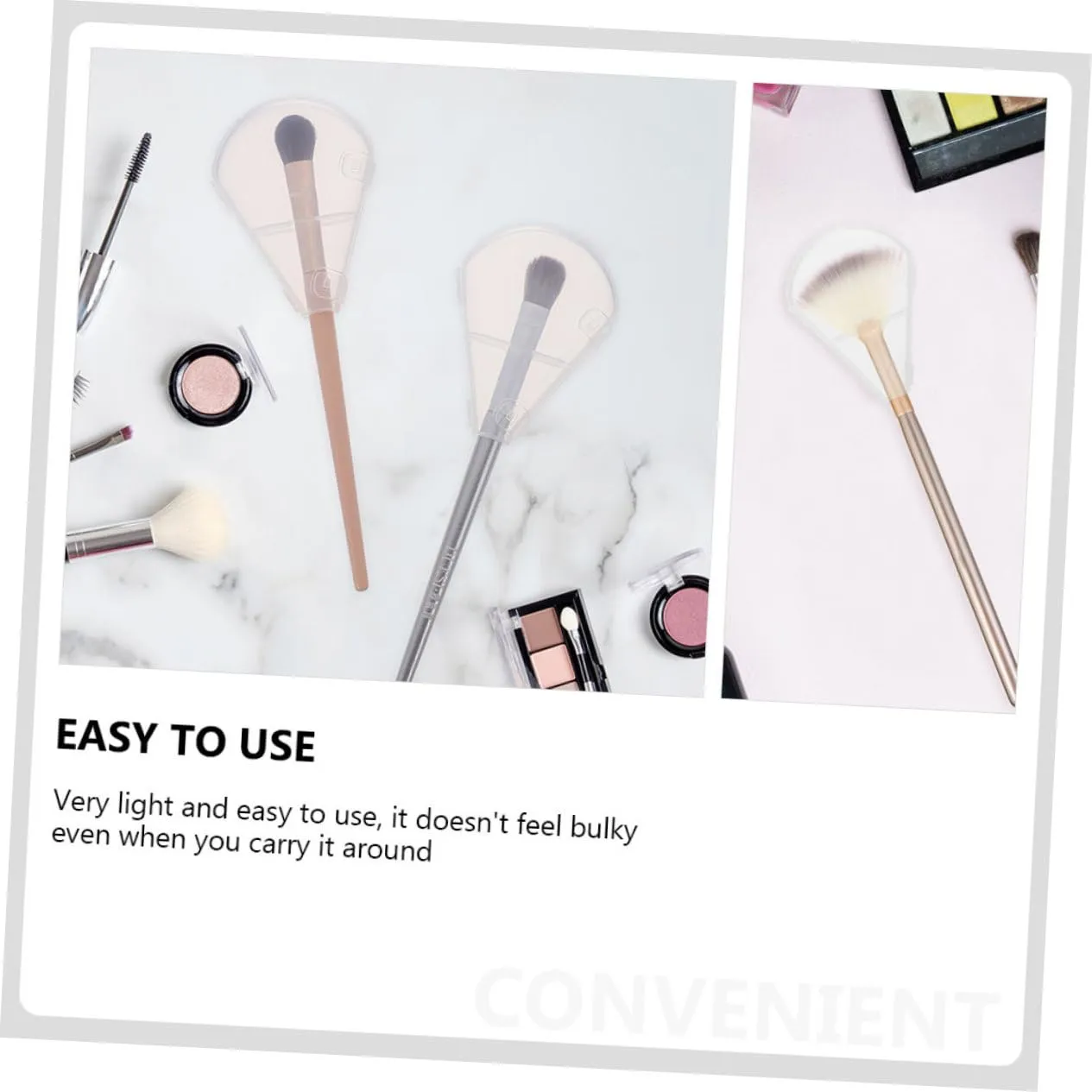 30pcs Highlighter Brush Protector Makeup Brush for Storage for Daily Use
