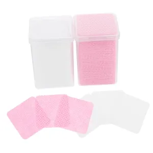 400pcs Eyelash Extension Cleaning Pads Soft for Removal Reusable Cotton Pads for Lash Extension Professional Makeup Tools