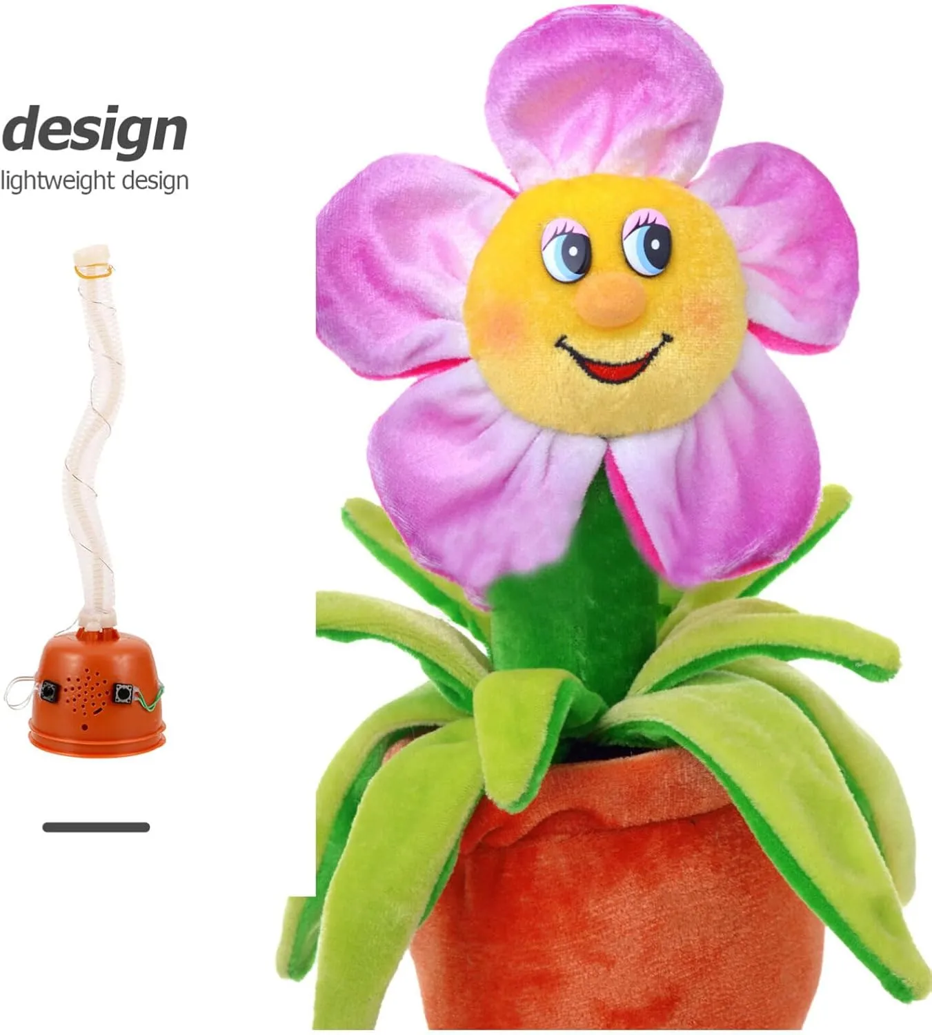 4pcs Dancing Toy Movement Cactus DIY Accessories Repairing Movement Plaything Movement School Supply Toy Fitting Kids Plaything Dancing Toy Supply DIY Supply Toys Plastic Electric