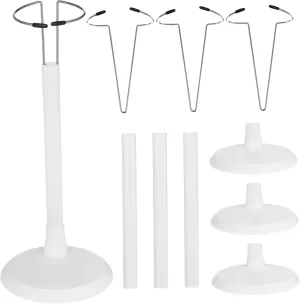 4Pcs Doll Stands Brackets Space Saving Support Racks for Doll Display Storage Versatile Organizer for Dolls Action Figures and Collectibles