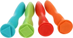 4pcs Rubber Stamps Hand Stamps for Drawing Painting Tools for Explore Patterns and Unleash Creativity