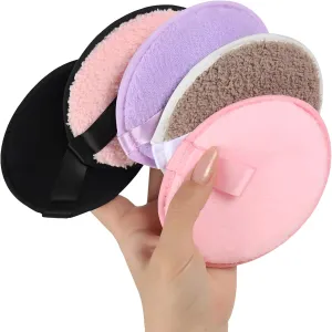 5 Pcs Reusable Makeup Remover Pads – Double-Sided Washable Face Rounds for Cleansing, Eco-Friendly Bamboo Cotton Pads for Skincare and Makeup Removal with Laundry Bag, Soft for All Skin Types (2)